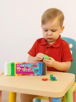 Воздушный пластилин KiKi 12 цветов , в пакете