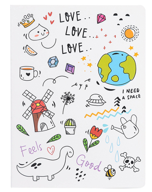 Тетрадь "Love love love" 