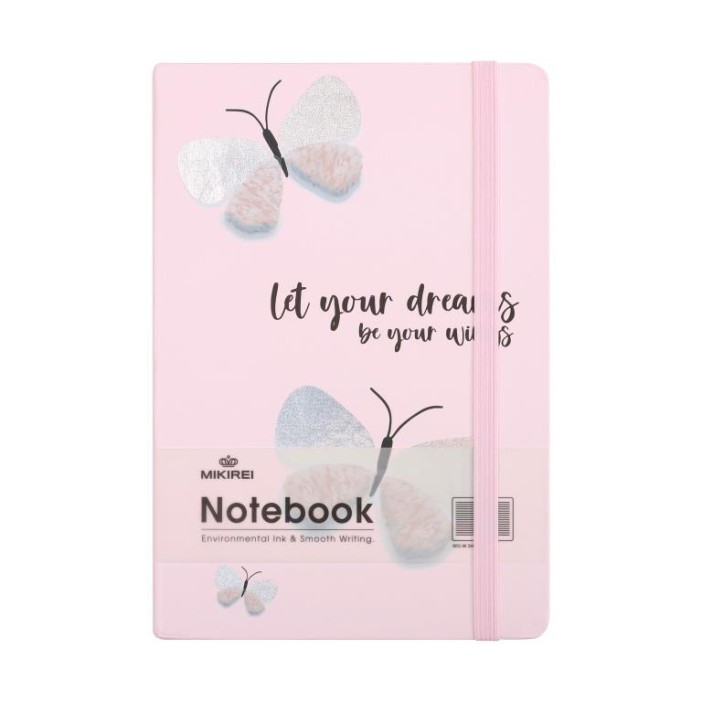 Блокнот (А6) &quot;Let your dreams be your wings&quot;, pink (10.5*14.5) 