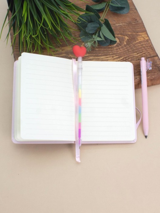 Блокнот (А6) &quot;Let your dreams be your wings&quot;, pink (10.5*14.5) 