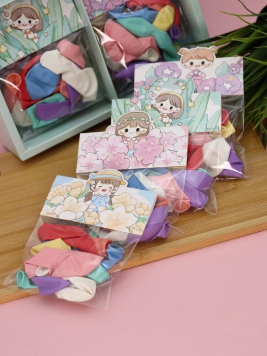 Набор воздушных шаров &quot;Flower Girl&quot;, mix 