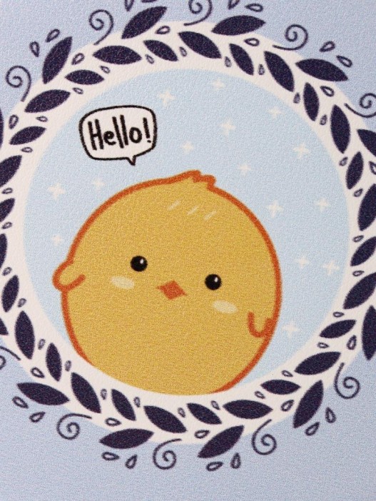 Зеркало &quot;Little chick hello&quot;, purple 