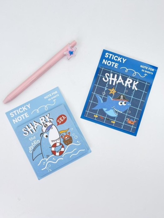 Блок для заметок &quot;Sea shark&quot;, 50 л. 8*8 см 