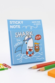 Блок для заметок "Sea shark", 50 л. 8*8 см