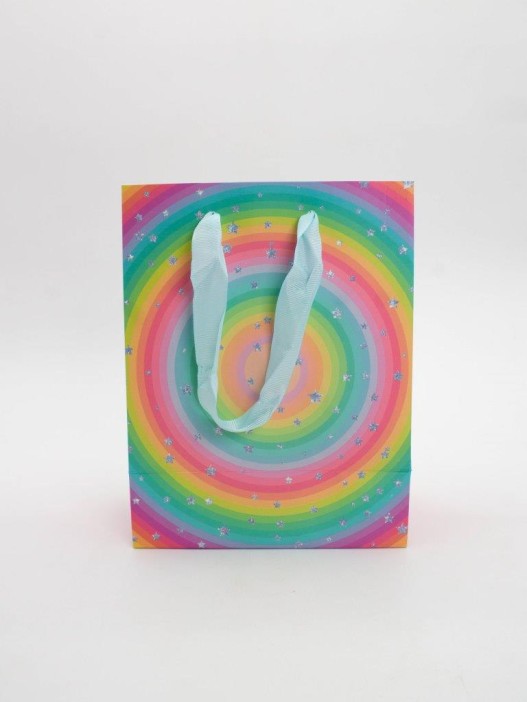 Пакет подарочный «Rainbow Gift», circle (18*23*10) 