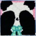 Картина из помпонов на подрамнике Draw Me! «Panda», (20 х 20 см) 