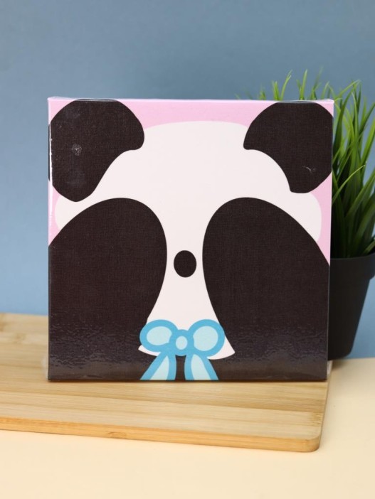 Картина из помпонов на подрамнике Draw Me! «Panda», (20 х 20 см) 