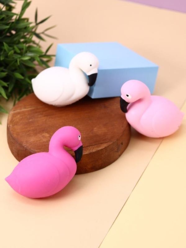 Мялка - антистресс «Squeeze flamingo», purple