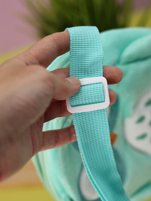 Сумочка плюшевая &quot;Blue owl&quot;, blue (15,5*16 см) 