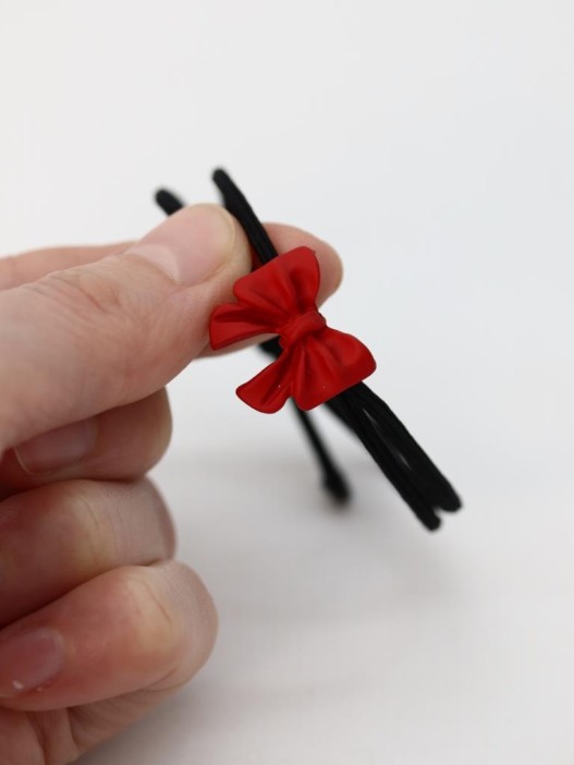 Резинка для волос GIRLY &quot;Bow&quot;, red 