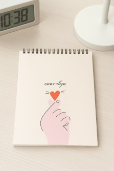 Скетчбук DRAW ME! «По щелчку», 14х20 см,  плотность 100 гр