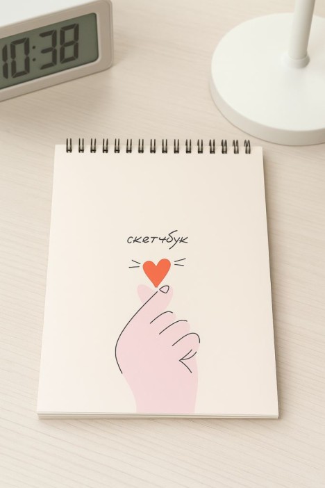 Скетчбук DRAW ME! «По щелчку», 14х20 см,  плотность 100 гр 