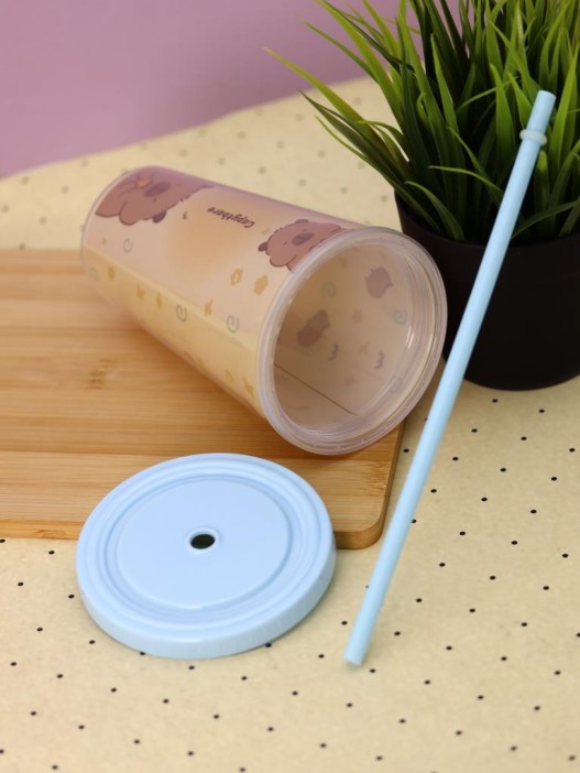 Тамблер iLikeGift &quot;Capybara upside down&quot;, blue (880 мл) 