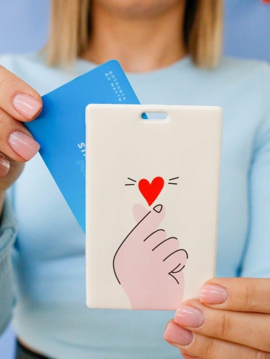 Держатель для карт «On click» (6,5 х 10,4 см) 