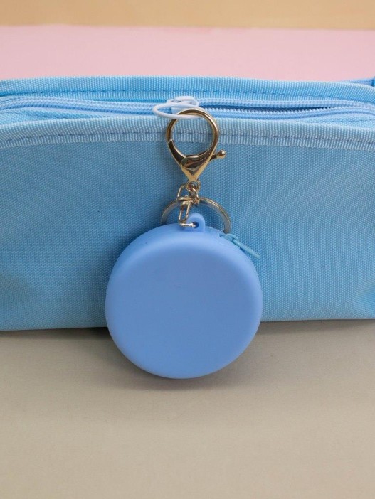 Брелок-кошелёк &quot;Simple round&quot;, blue 