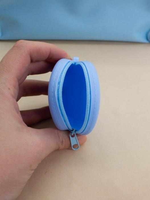 Брелок-кошелёк &quot;Simple round&quot;, blue 