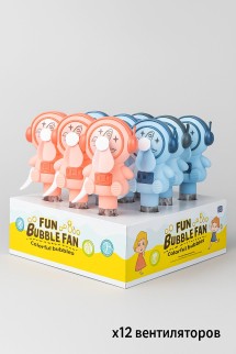 Портативный механический ручной вентилятор «Sweet astronaut», mix, шоу-бокс 12 шт.