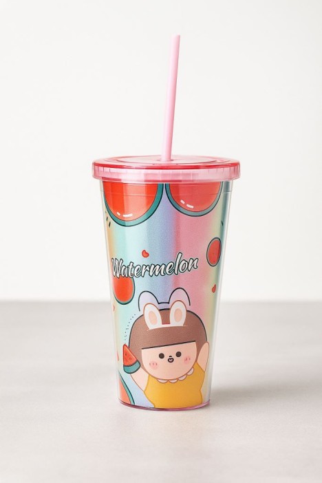 Тамблер &quot;Rabbit watermelon&quot;, pink 