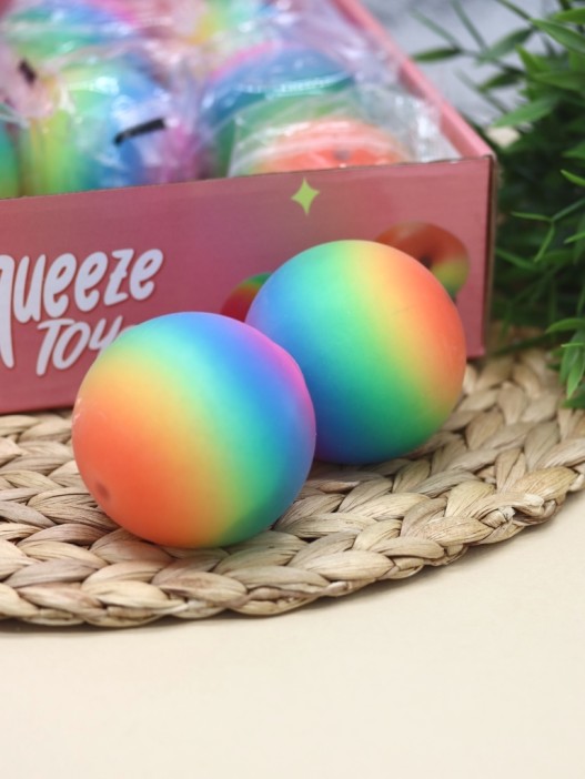 Мялка - антистресс «Rainbow ball», mix 