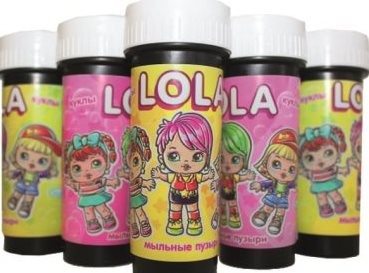 Мыльный пузырь&quot;LOLA&quot; 50 мл. (упаковка - 6 шт.) 