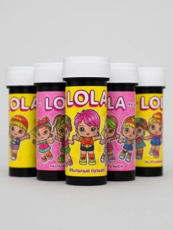 Мыльный пузырь"LOLA" 50 мл. (упаковка - 6 шт.)