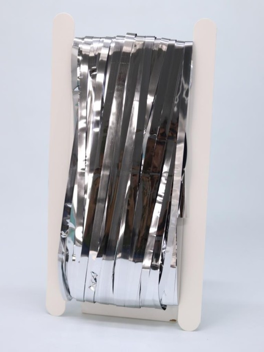 Праздничный занавес, дождик для фотозоны &quot;Rain&quot;, silver (100*200 см) 