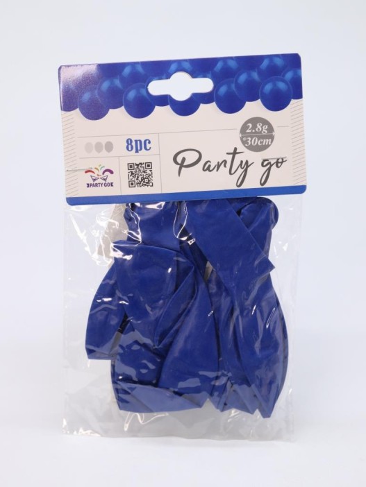 Набор воздушных шаров 8 шт. &quot;Monochrome magic&quot;, dark blue (30 см) 