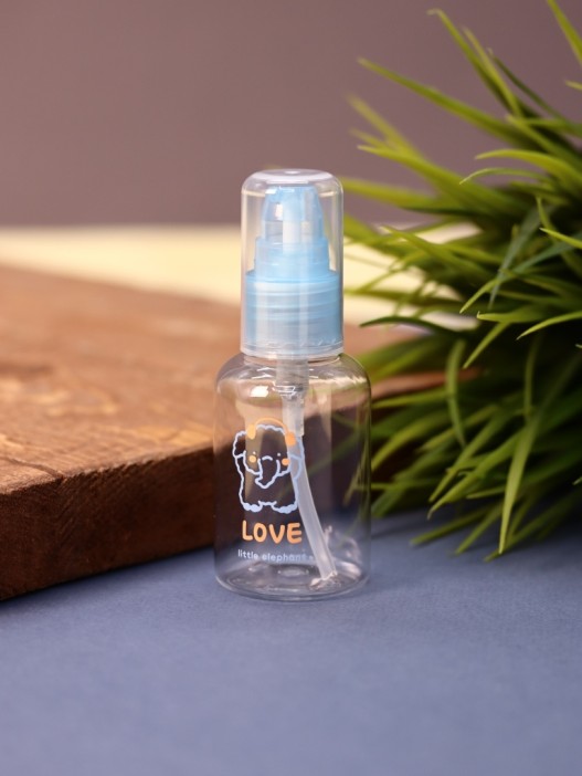 Дорожная бутылочка &quot;Little elephant love&quot;, blue (50 ml) 