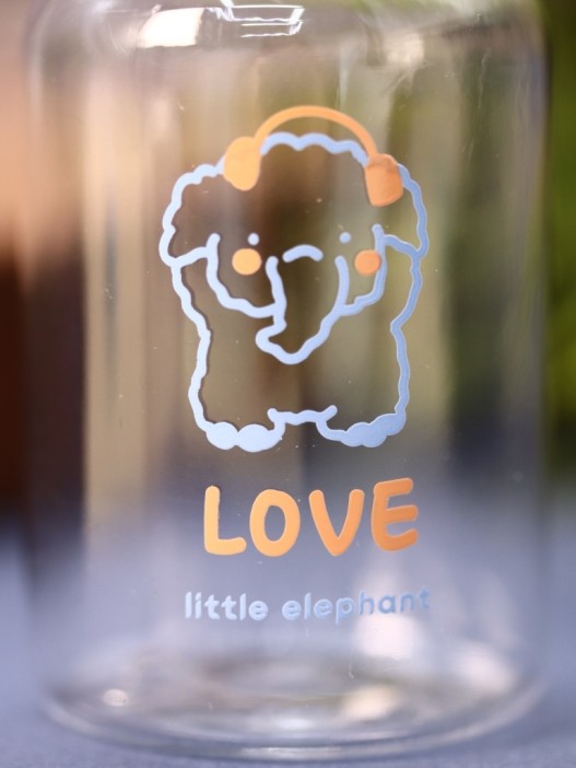 Дорожная бутылочка &quot;Little elephant love&quot;, blue (50 ml) 