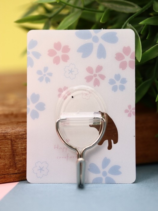 Крючок на липучке «Square flower animal» 2шт, mix color 