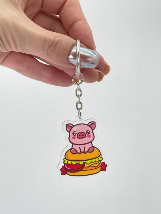 Брелок &quot;Cute pig hamburger&quot; 