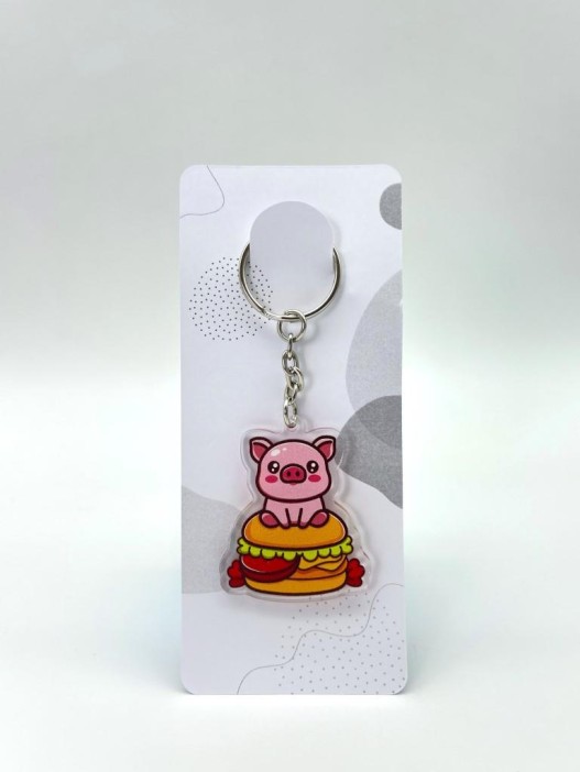 Брелок &quot;Cute pig hamburger&quot; 