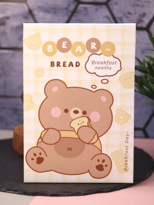 Зеркало "Bear bread", yellow