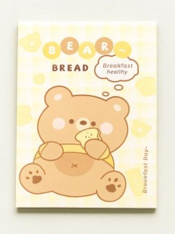 Зеркало "Bear bread", yellow