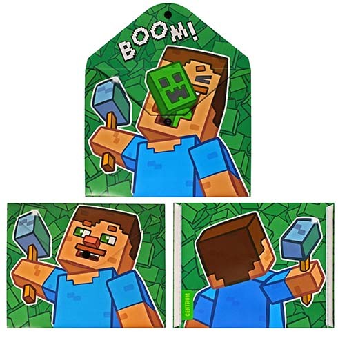 Папка-конверт на кнопке А5 &quot;My game. Огурец&quot;, пластик, 180 мкм, двусторонняя печать 