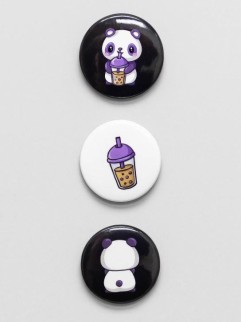 Набор значков Panda cocktail