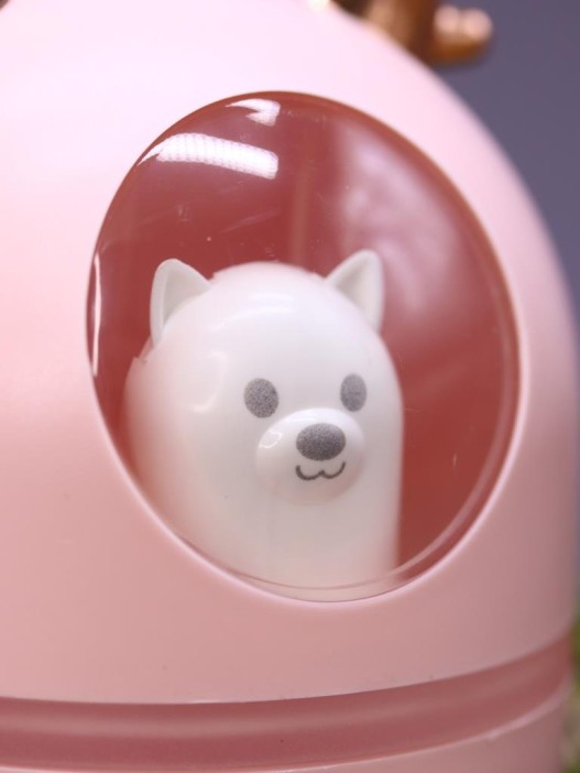 Настольный увлажнитель воздуха - ночник &quot;Cat in a spacesuit&quot;, pink, (портативный, USB) 