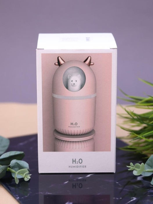 Настольный увлажнитель воздуха - ночник &quot;Cat in a spacesuit&quot;, pink, (портативный, USB) 