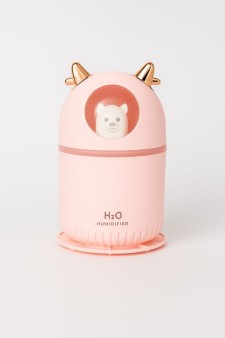 Настольный увлажнитель воздуха - ночник "Cat in a spacesuit", pink, (портативный, USB)