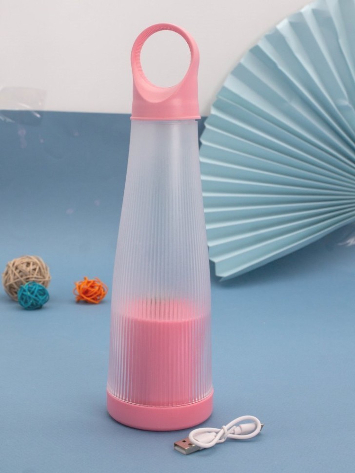 Блендер портативный "Fresh", pink, USB, (27*7,2 см)