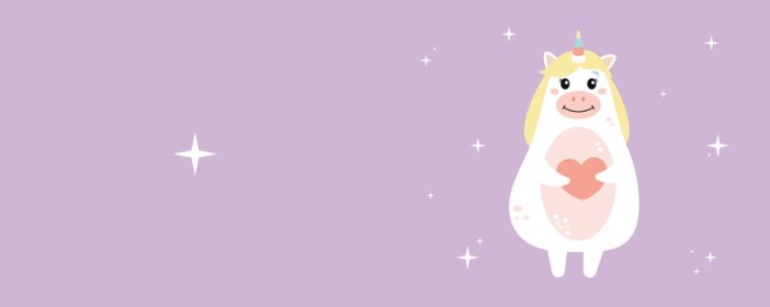 Обложка для студенческого «Love unicorn», плотность 600 мкм 