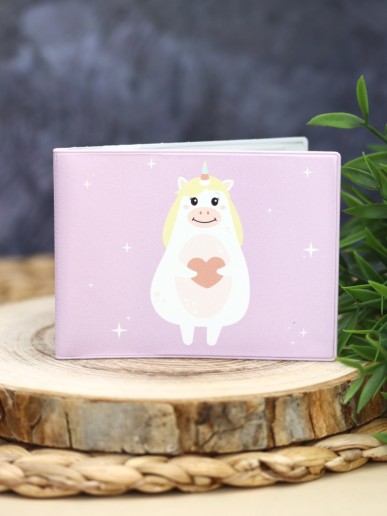 Обложка для студенческого «Love unicorn»