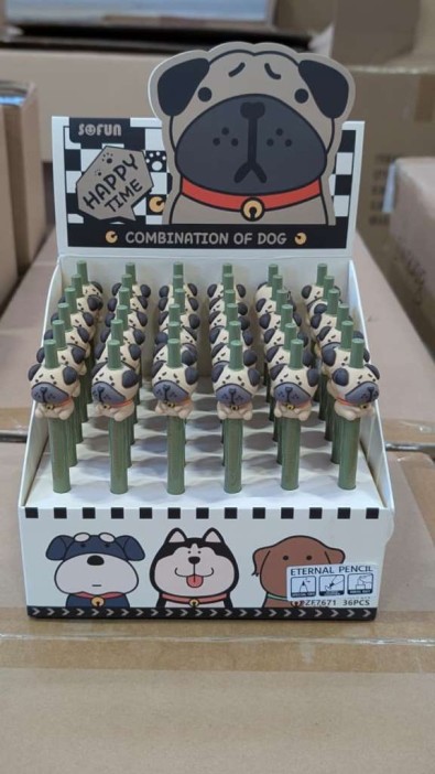 Бесконечный карандаш &quot;Funny folds&quot;, mix, 36 шт. 