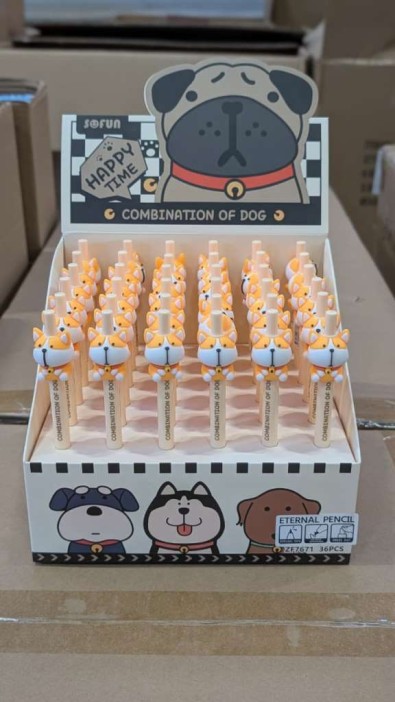 Бесконечный карандаш &quot;Funny folds&quot;, mix, 36 шт. 