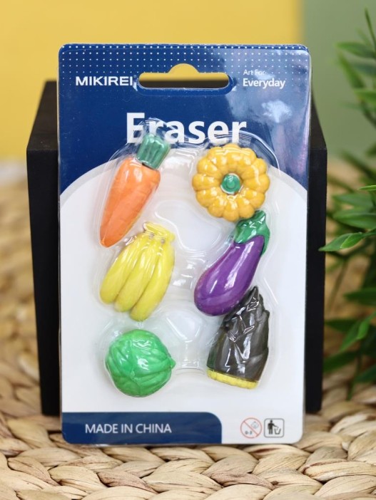 Ластики &quot;Vegetables&quot;, carrot, шоу-бокс 12 шт. 