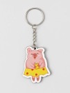 Брелок ECO из дерева «Piggy skirt»