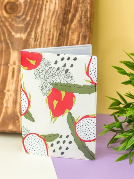 ОБЛОЖКА ДЛЯ ПАСПОРТА &quot;Exotic fruits&quot;, плотность 600 мкм 
