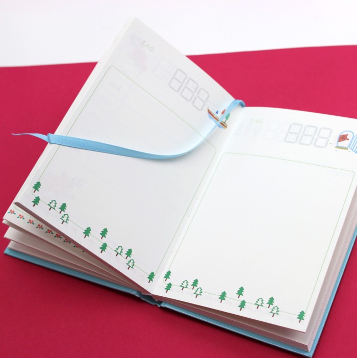 P703 ПЛАННЕР &quot;365&quot; иллюстрированный (голубой) 