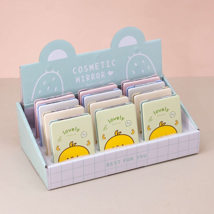 Набор зеркал &quot;Lovely duck&quot; шоу-бокс 12 шт. (4 цвета) 