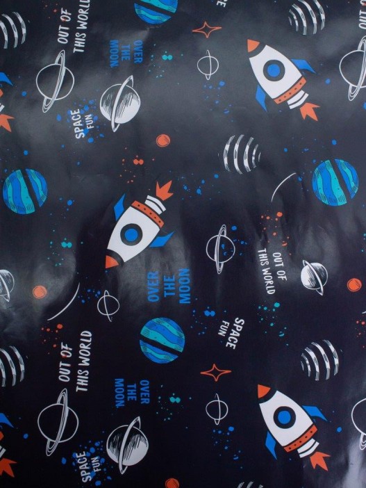 Упаковочная бумага «Over the moon» 1 рулон, 50*70 см 